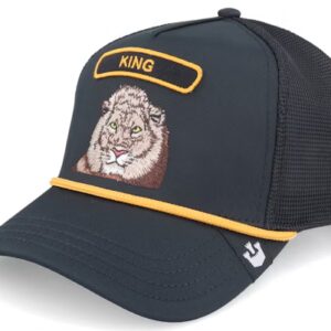 Gb2 Lion The Rocker Relaxed Black A-Frame Trucker - Goorin Bros.