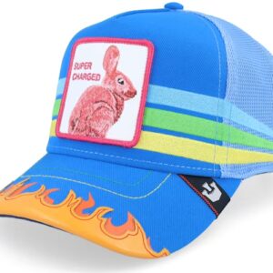 Going And Going And… Supercharged Blue A-Frame Trucker - Goorin Bros.