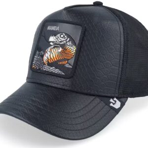 Hatstore Exclusive x Mamba #5 Black Snakeskin A-Frame Trucker - Goorin Bros.