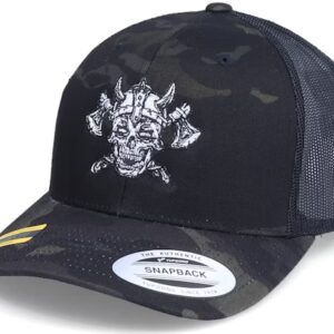 Undead Viking Multicam Black Camo Trucker - Vikings